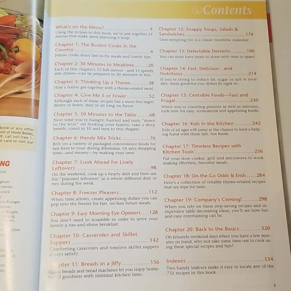 Taste of Home's 2001 & 2002 Quick Cooking Books